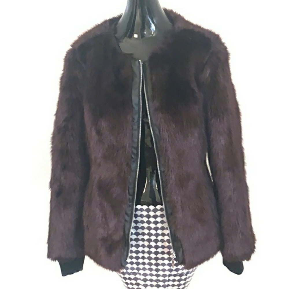 2B Bebe Faux Fur Jacket